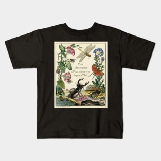 Vintage Insect Illustration Kids T-Shirt